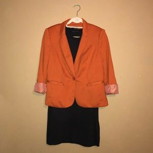 Orange The Limited Blazer